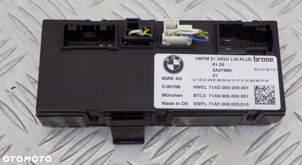BMW X5 G05 MODUŁ STEROWENIK KLAPY 5A27680 - 3