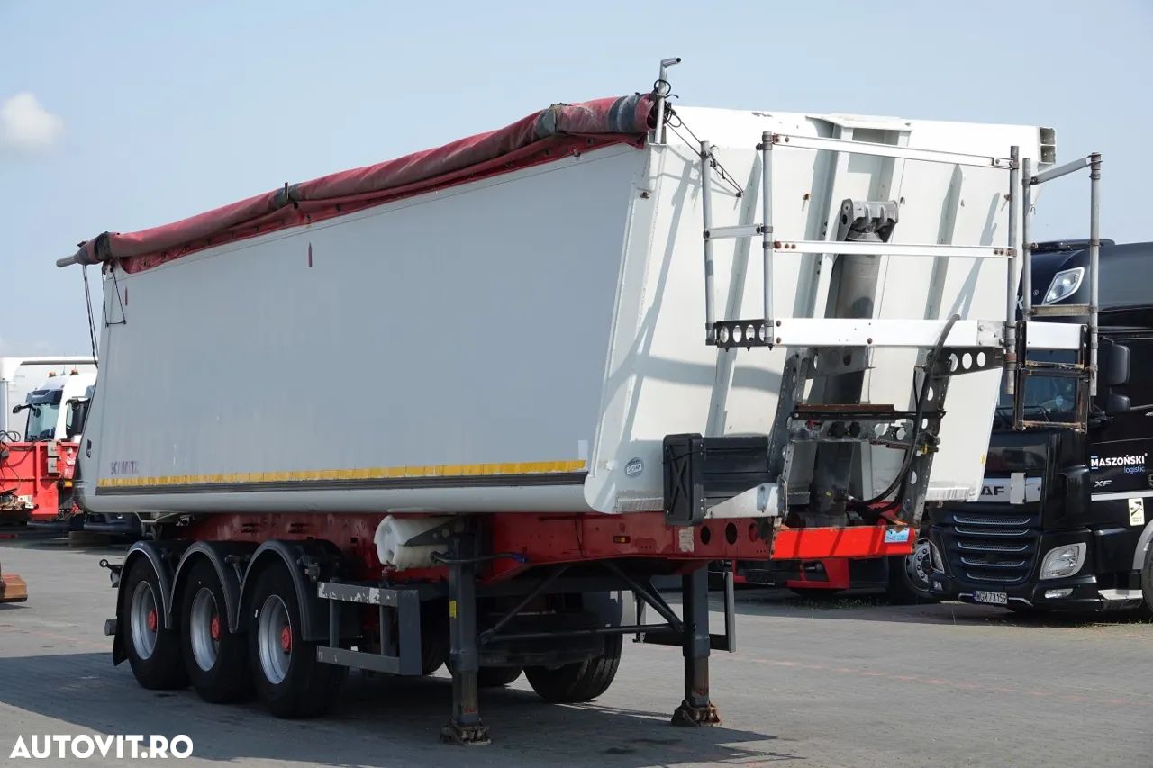 Schmitz Cargobull 40 M3 BASCULATOR / CAMION ALUMINIU / AXIE LIFTATOR / SAF / IMPORTAT - 1