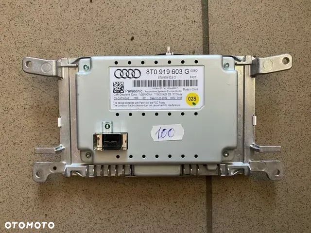 WYŚWIETLACZ EKRAN AUDI A4 B8 8T0919603G - 3