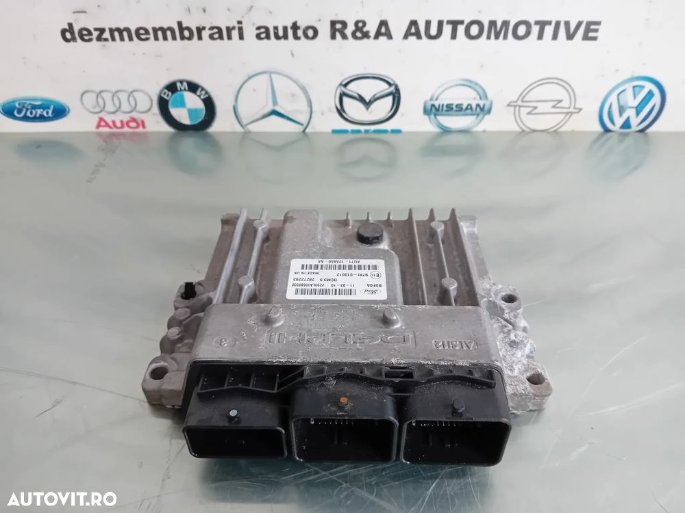 Calculator Motor ECU Ford Modeo Mk4 Kuga 1 I 2.0 Tdci 2008-2013 Cod AU7-12A650-AA Motor TXDA - 5