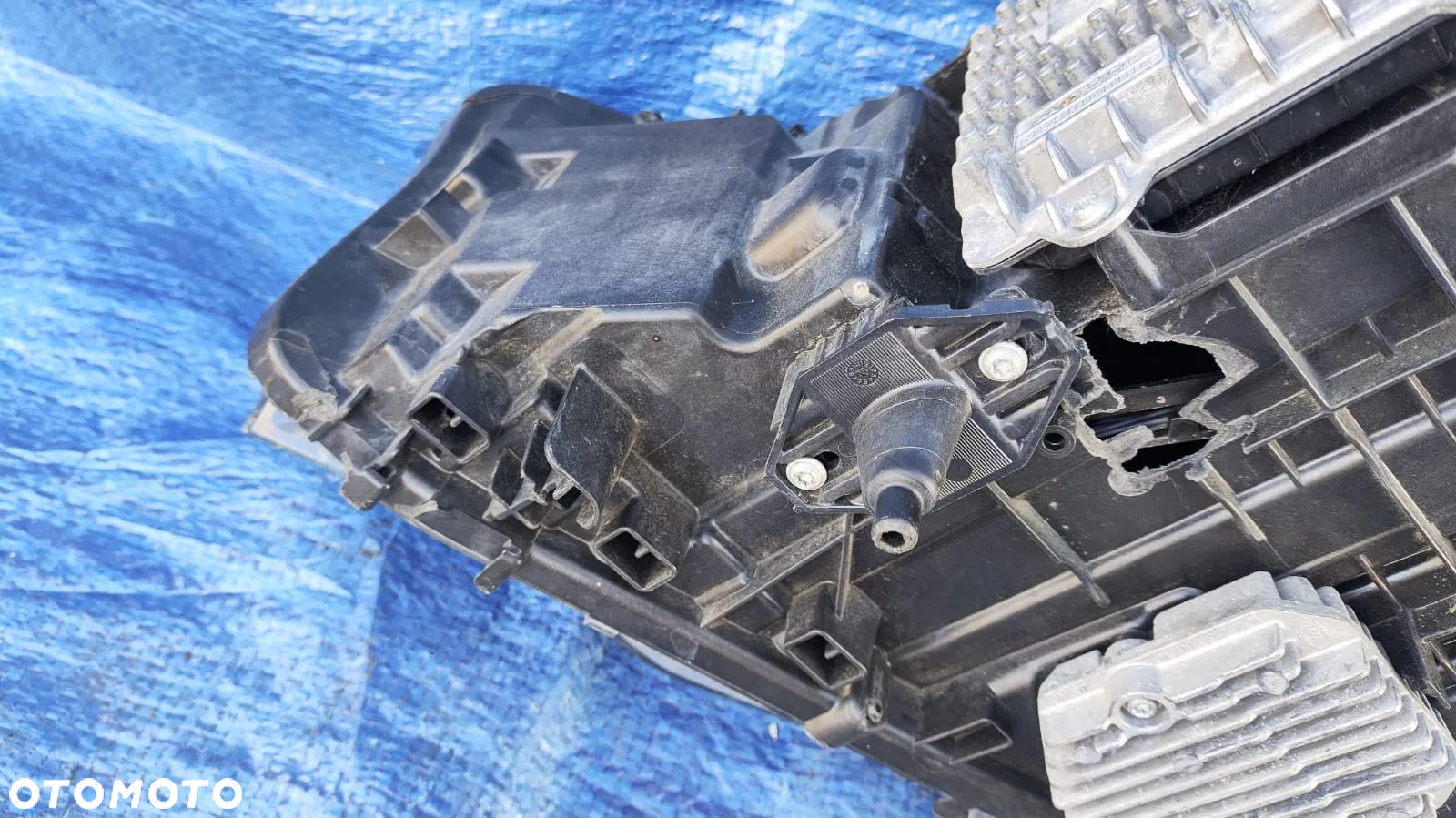 REFLEKTOR LAMPA PRAWY PRZÓD FULL LED DOŚWIETLENIE ZAKRĘTÓW 7439208 BMW 5 G30 G31 USA - 8