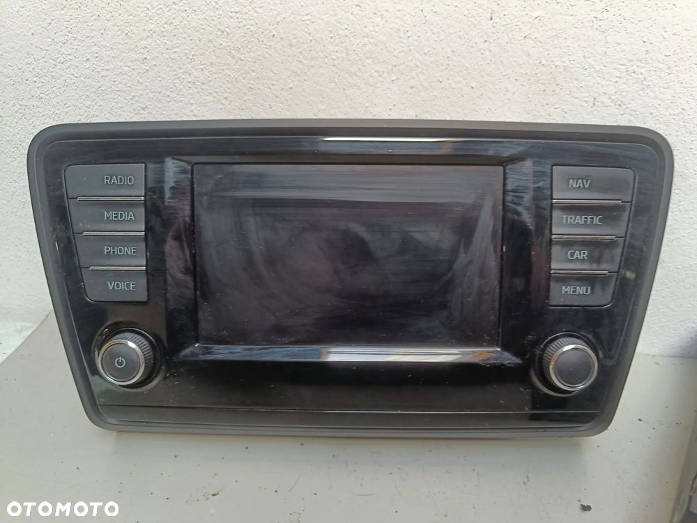 Radio Nawigacja Skoda Octavia 3 III Wyświetlacz Czytnik Multimedia Napęd 5E0919605J 5Q0035874A - 2