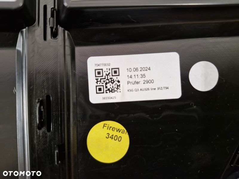 audi q3 2 ii 83a s-line grill atrapa chłodnicy zderzaka przód czarna 83a853651e - 9