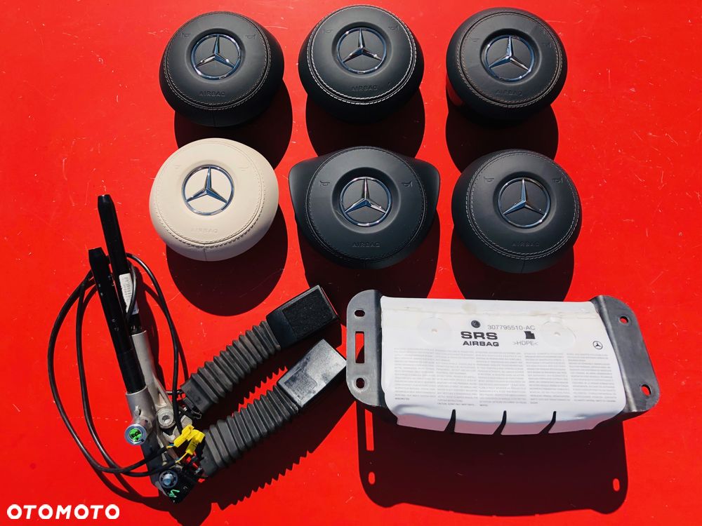 MERCEDES S W217 W222 DASHBOARD DESKA KONSOLA KOKPIT PULPIT PÓŁKA PARAPET PODUSZKI AIRBAG PASY PAS KURTYNA CURTAIN SEAT BELT Raz2 - 29