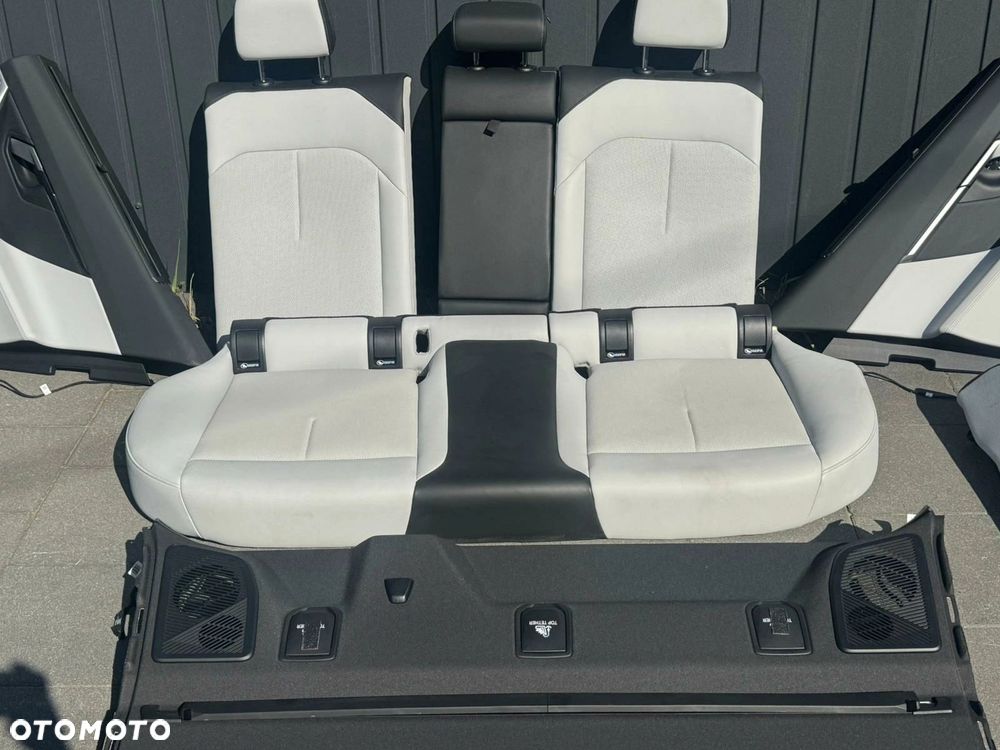 FOTELE TAPICERKA BMW M5 G90 SKÓRA MERYNOS SILVERSTONE CZARNY ELEKTRYCZNE - 6