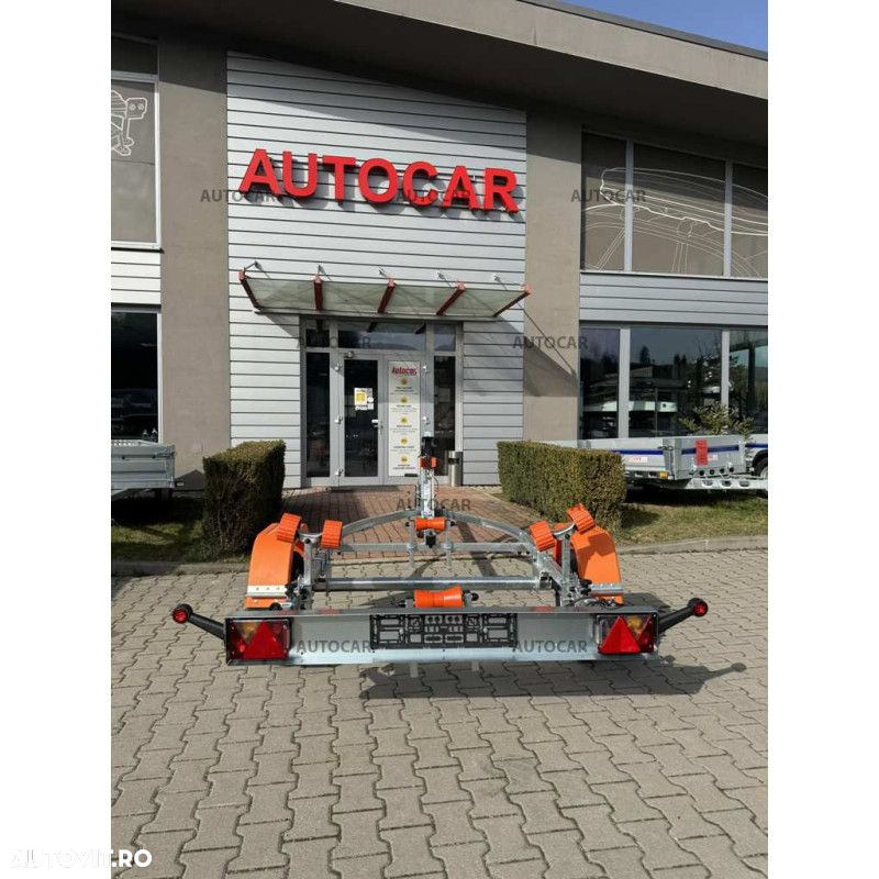 Autocar Remorca transport barci nefranata cu o singura axa P500-4.2 Lux - 5