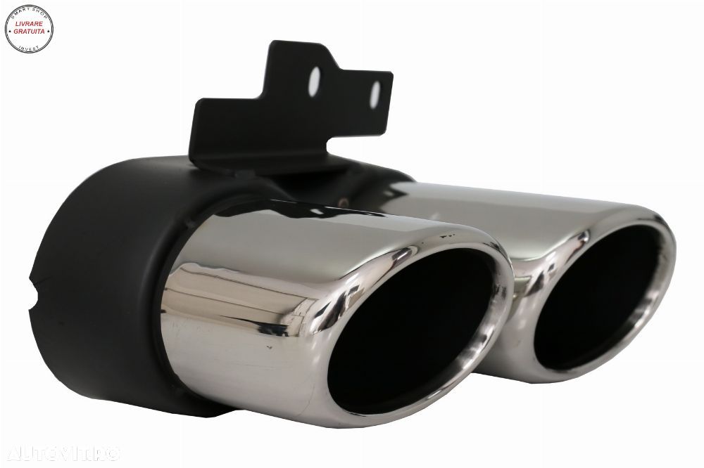 Difuzor Bara Spate si Ornamente Evacuare Audi A6 C8 4K Avant Sedan (2018-up) S6 De- livrare gratuita - 12