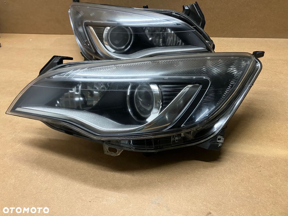 LAMPY PRZÓD OPEL ASTRA J IV XENON SOCZEKWA SKRĘTNE LAMPA PRAWA LEWA 13374518 13253650 - 5