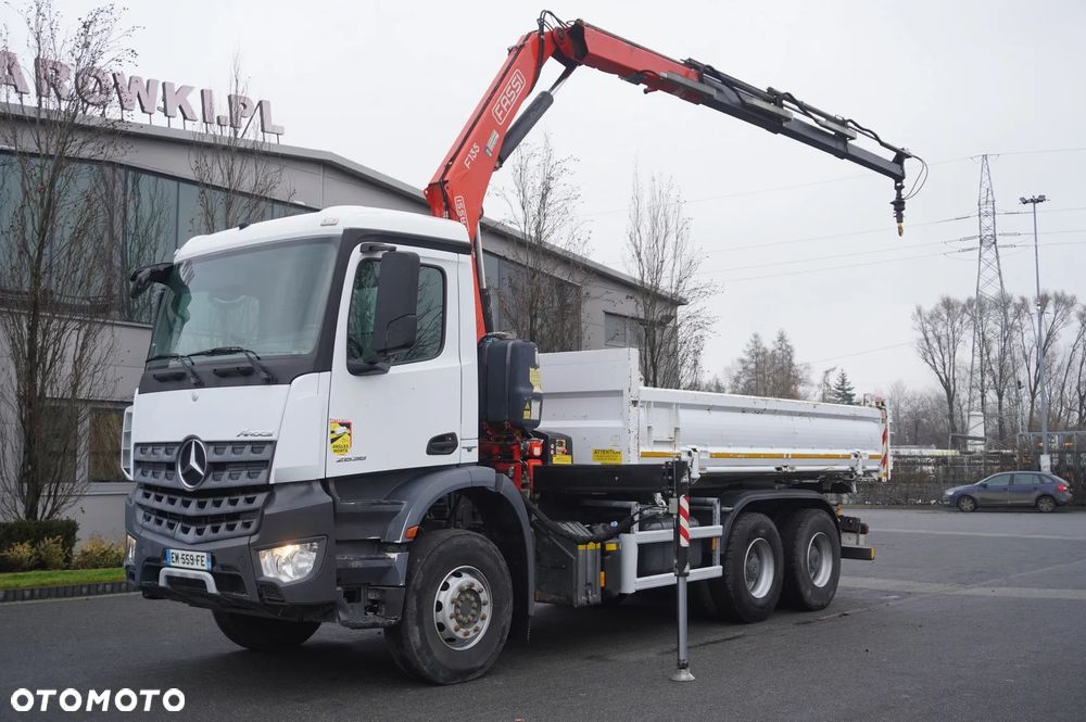 Mercedes-Benz Arocs 2636 6x4 / Wywrotka 2-stronna / HDS Fassi F135A.0.23 / Pilot / Rotator - 7