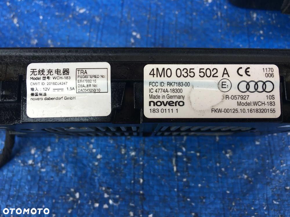 Audi Q7 4M Ładowarka Indukcyjna Indukcja Schowek 4M0035502A - 5