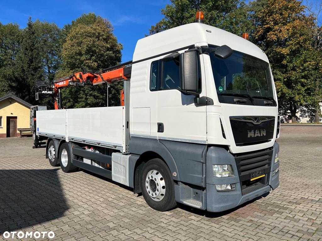 MAN 26.460 TGX skrzyniowy z HDS ATLAS 165.2, 518 t.km. - 7