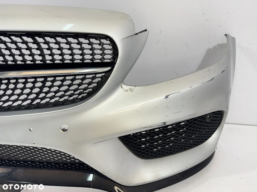 ZDERZAK PRZÓD PRZEDNI MERCEDES C KLASA AMG W205 A205 PIANO BLACK - 5