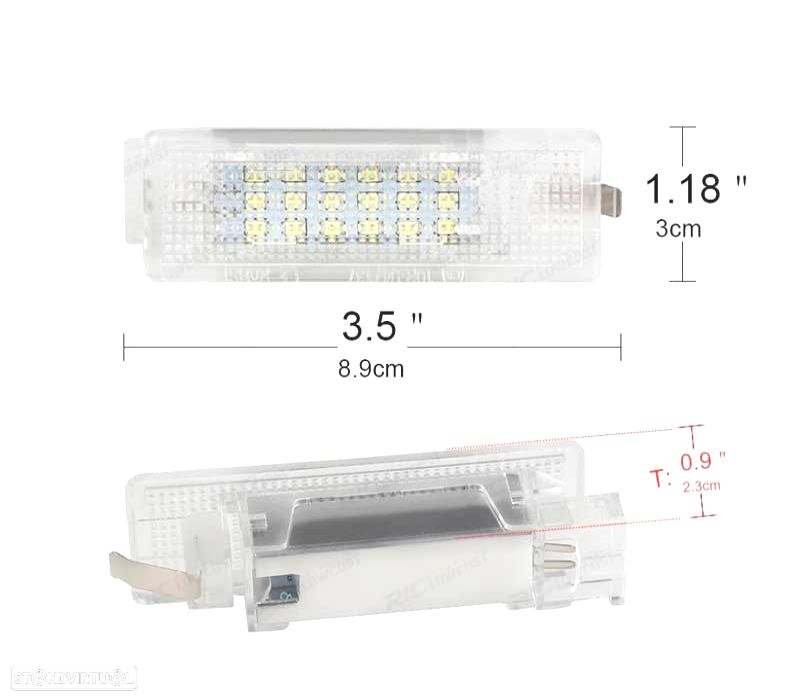 LÂMPADA LED DE PORTA-MALAS PARA SEAT VW - 3