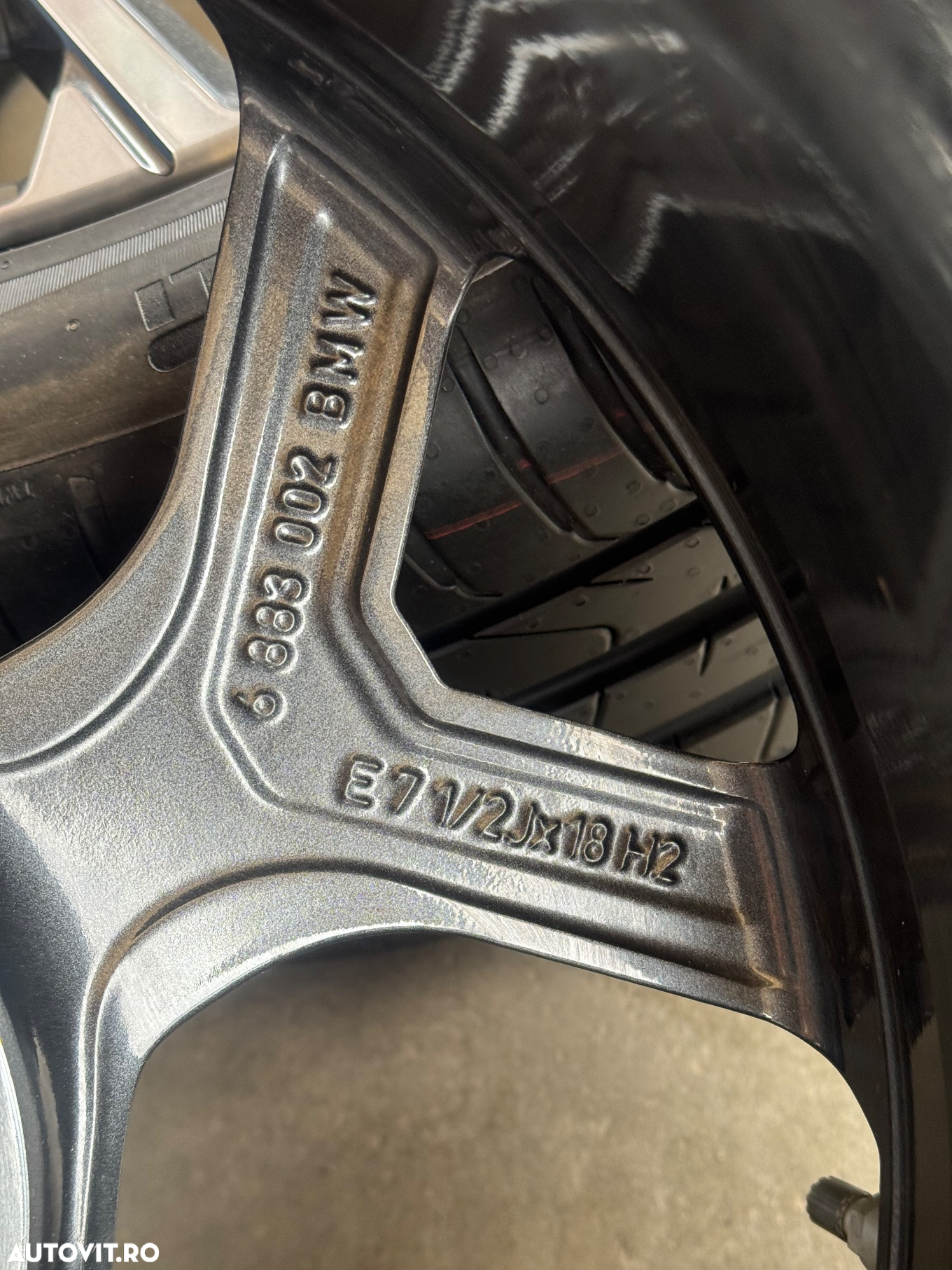 Vând jante originale BMW X1-X2 pe 18” cu anvelope de vară ca noi - 7