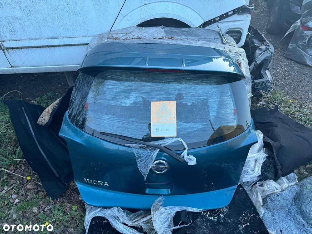 Klapa tył Nissan Micra K13 kompletna - 1