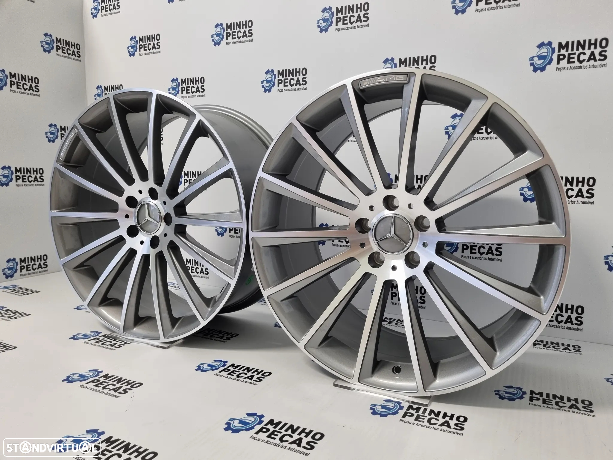 Jantes Mercedes (C63) AMG Turbine em 20 GunMetal - 2