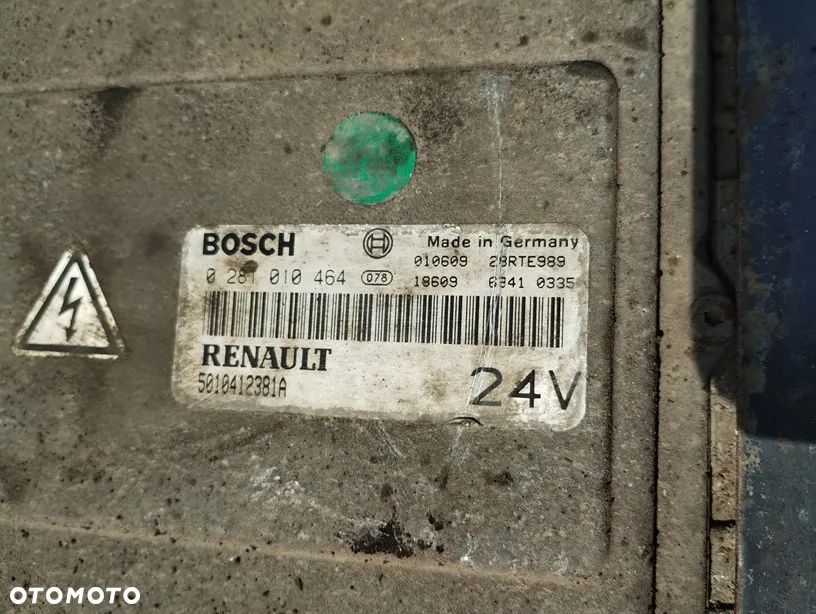 Sterownik komputer silnika Renault Premium 270DCi 0281010464 5010412381A - 2