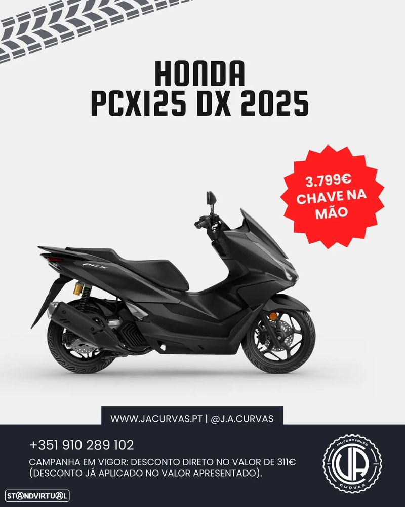 Honda PCX125 DX 2025 (CAMPANHE EM VIGOR) - 1