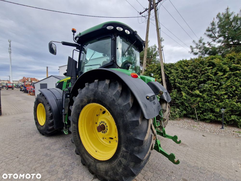 John Deere 7310R 2015r. Tuz WOM Pneumatyka TLS Import - 15