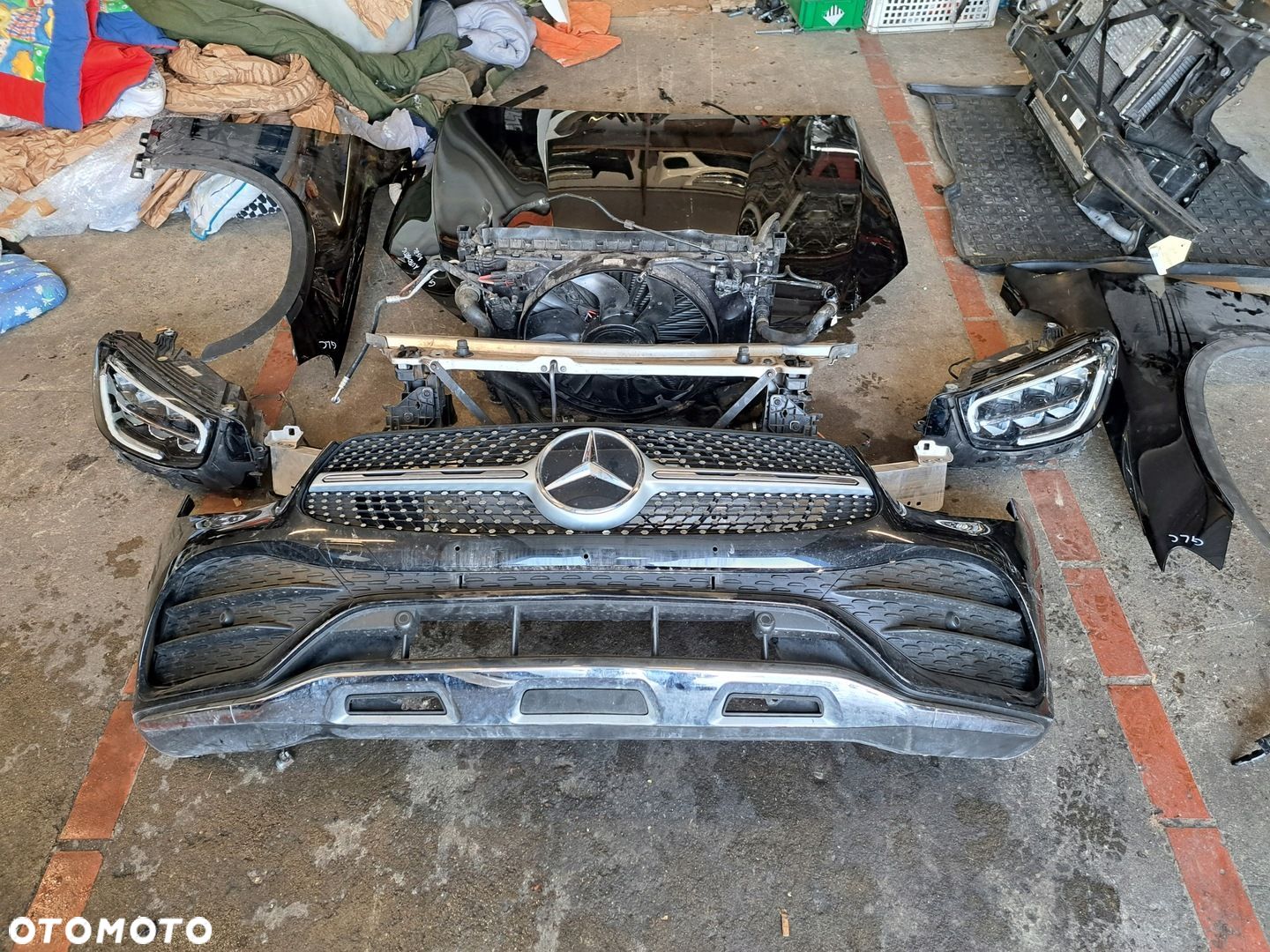 Mercedes 253 glc lift amg błotnik pas chłodnice zderzak maska lampy - 1