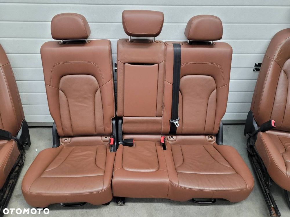 FOTELE KANAPA BOCZKI KOMPLET AUDI Q5 8R SKÓRA - 2