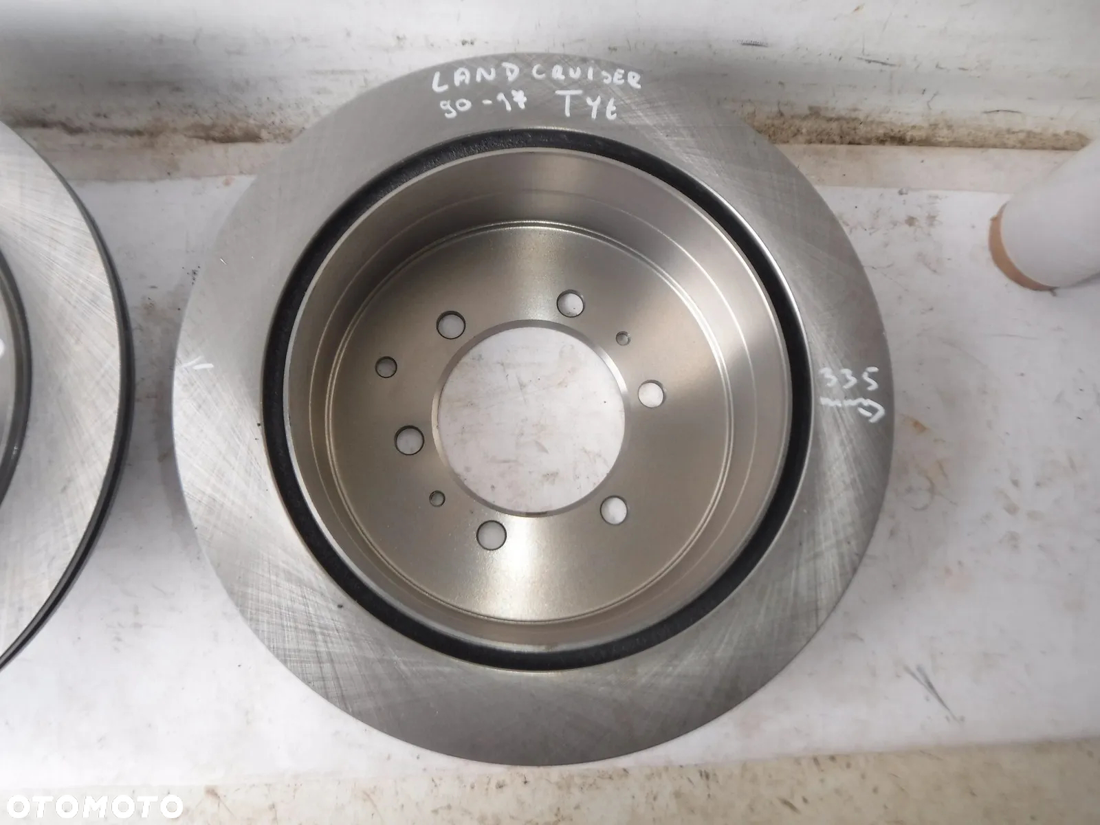 toyota land cruiser 80 j8 tarcze hamulcowe tył tylne nowe  adt34389 - 5