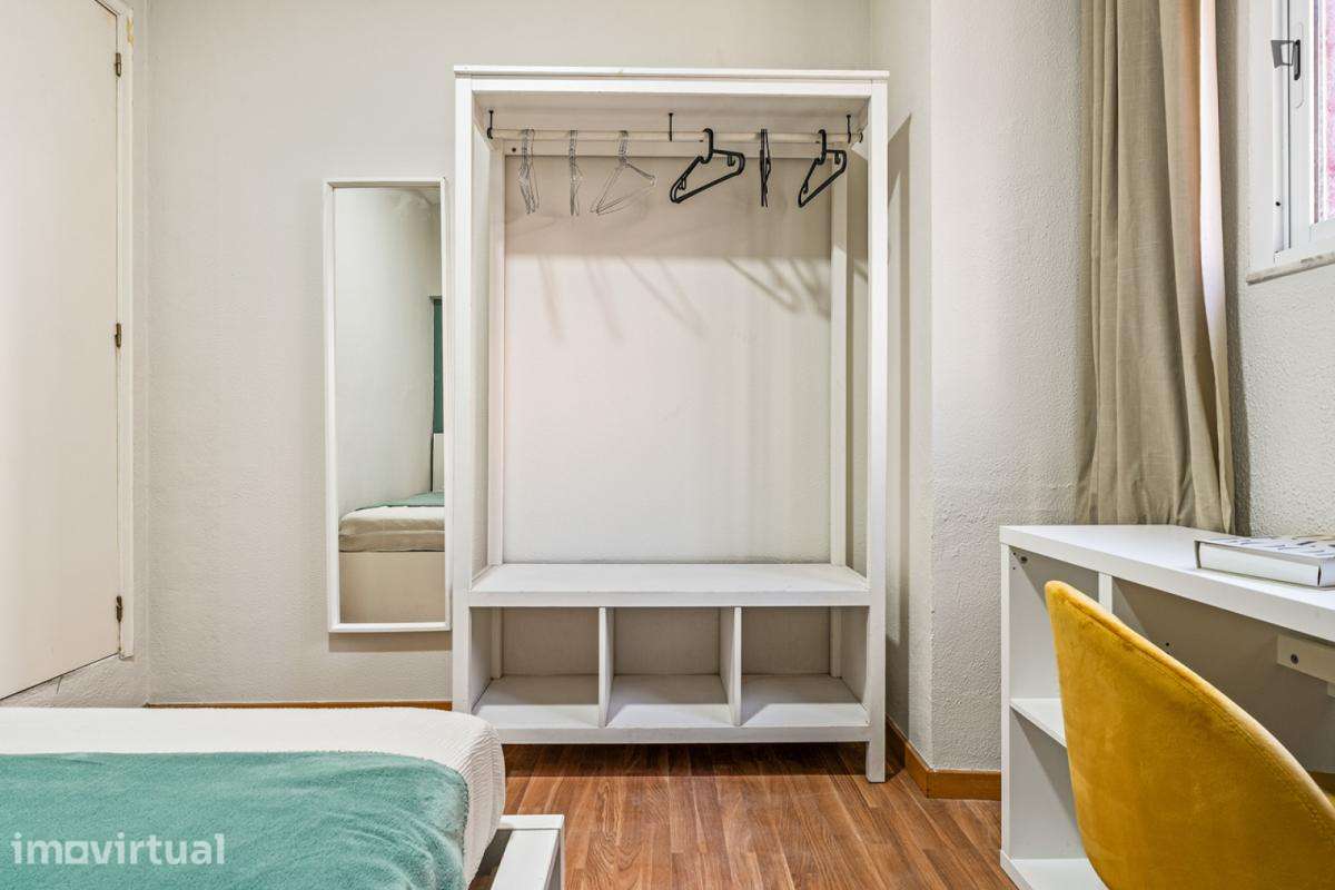 Quarto - localizado em Alameda Lisbon - Grande imagem: 4/20