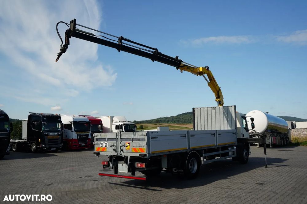DAF LF 250 / 4X2 / LIVRARE - 7.3 + HDS HYVA HB 150X -E3 / RADIOCOMANDĂ / ROTATOARE / MAX. CAPACITATE DE RIDICARE: 5200 KG / EURO 6 - 5