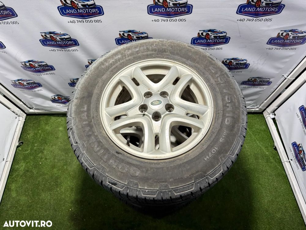 JANTE LAND ROVER R16 / 5x108 / FREELANDER 2 / 215/75 R16 M+S 107H / E-DOT / 6,5JX18 CH ET50 /  + CAUCIUCURI (X4) - 1