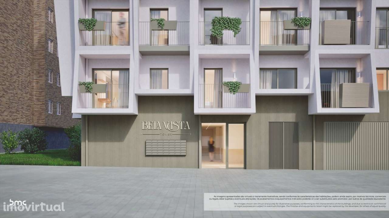 T1 Novo c/ Varanda no Empreendimento Bela Vista Tower (Matosinhos) - Grande imagem: 3/17