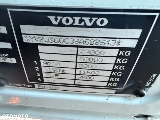 Volvo FM 400 8x2 Laweta Transport Maszyn 9M - 15