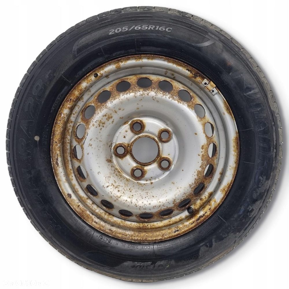 KOŁO ZAPASOWE VW Transporter T5 T6 Zapas felga 205/65 R16C 5x120 7H0601027D - 1
