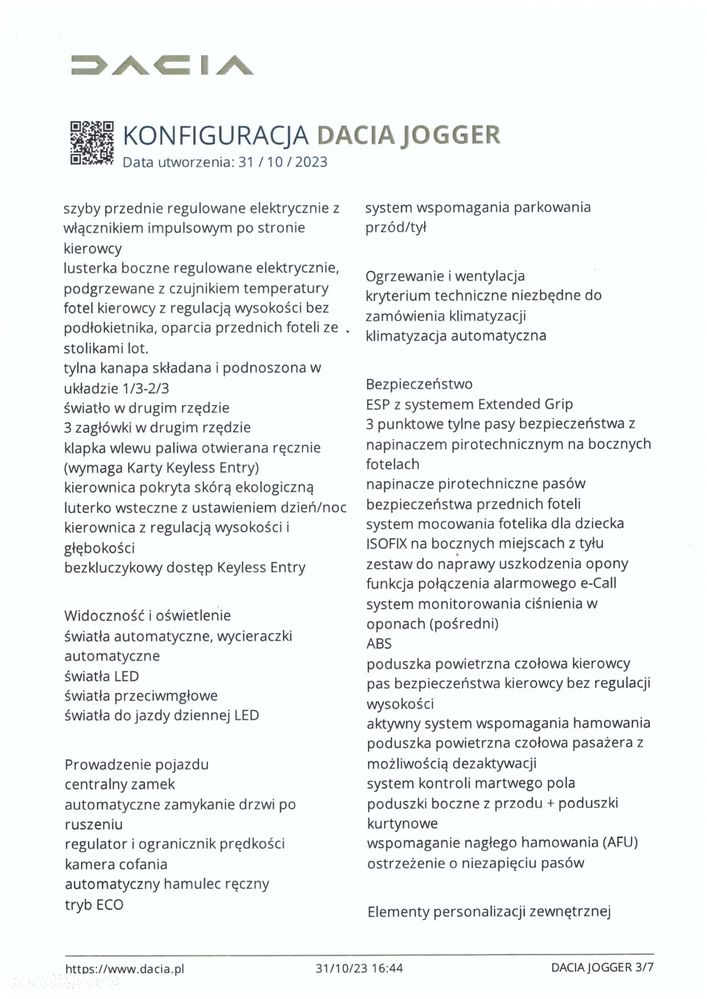 Dacia Jogger 1.0 TCe Extreme+ 7os - 39