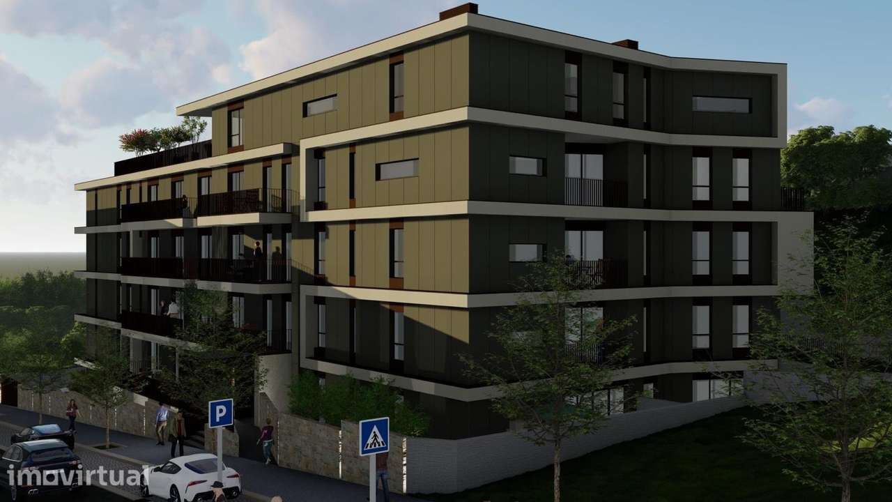 T3 Novo de Luxo nas Antas. Varanda com 16 m2 e Garagem 2 Carros - Grande imagem: 3/20