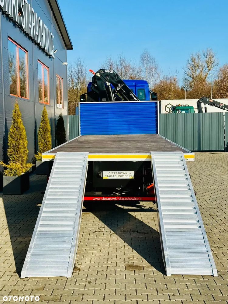 MAN TGS 26.360 // E6 // Klimatyzacja / 6x2 // platforma laweta 7,2m z HDS HMF 1420 // dzwig żuraw kran crane skrzynia uniwersalny - 18