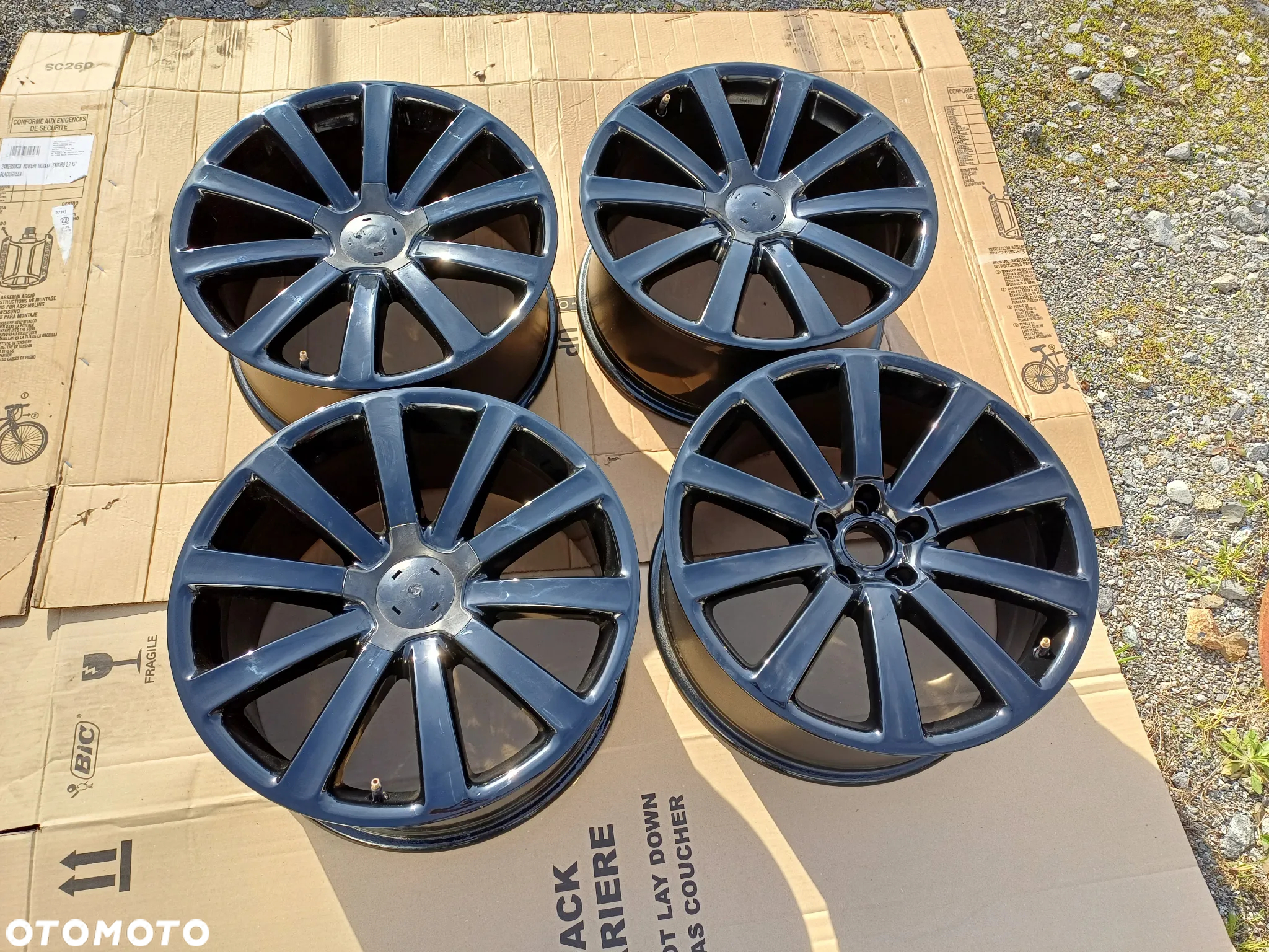 Felgi 19 Audi Vw a8 A6 Phaeton 3d0601025p 19 et40 9jx19 Czarny połysk - 8