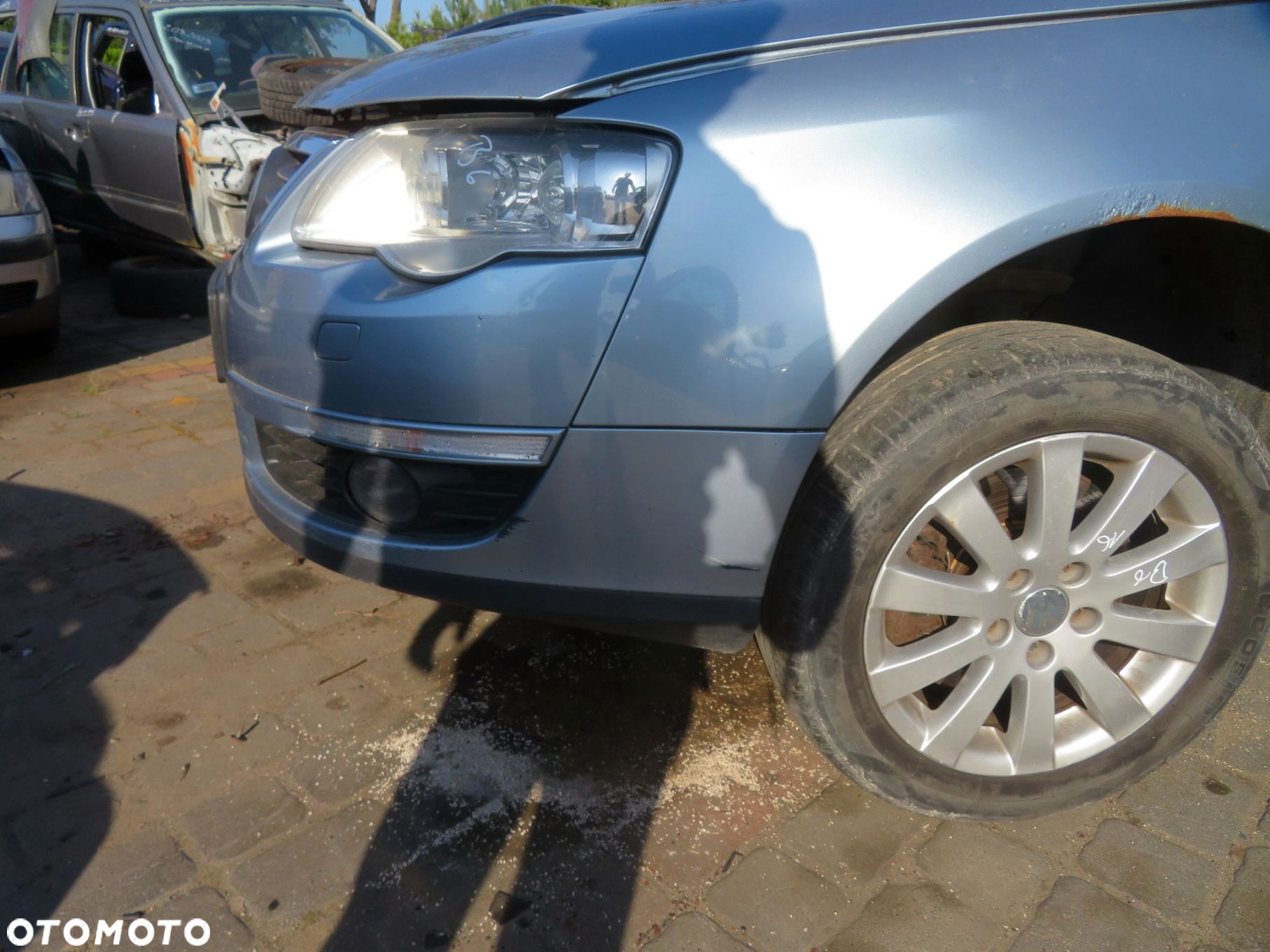 MASKA ZDERZAK BŁOTNIKI LAMPY PASSAT B6 LB5M  VOLKSWAGEN 2005-2010 SREBRNY PRZÓD KOMPLETNY - 8