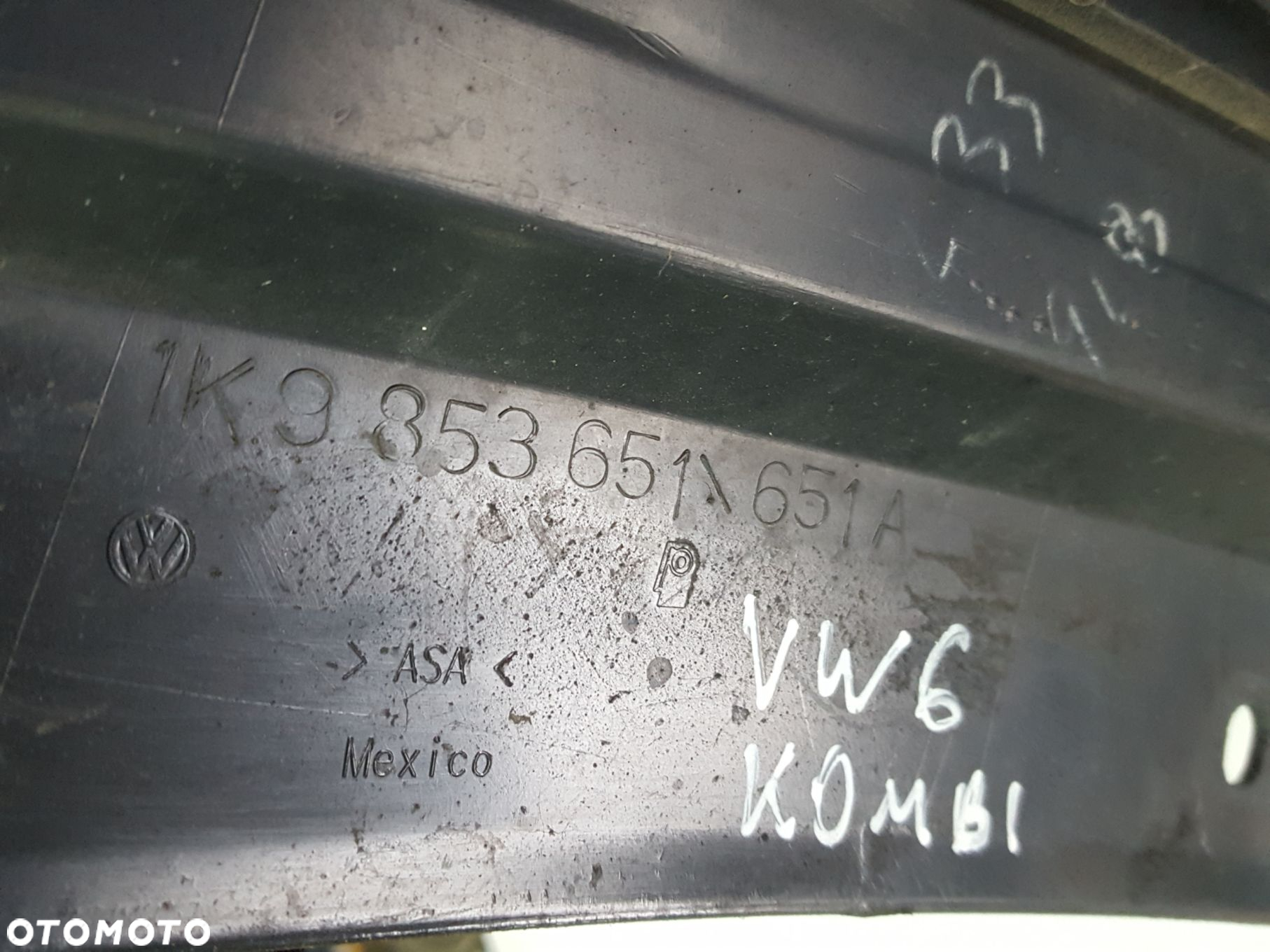 VW GOLF 6 VI 08-13r KOMBI ATRAPA GRILL 1K9853653A - 8