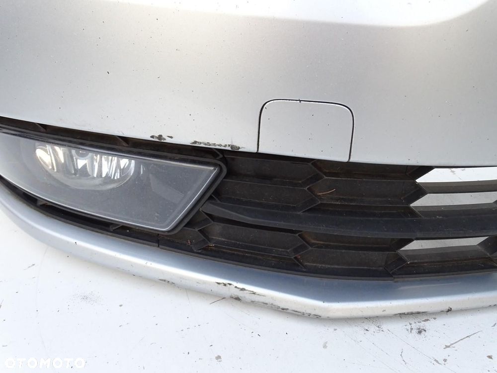 ZDERZAK PRZÓD PRZEDNI + HALOGENY LA7W SKODA SUPERB II LIFT 12-15r - 5