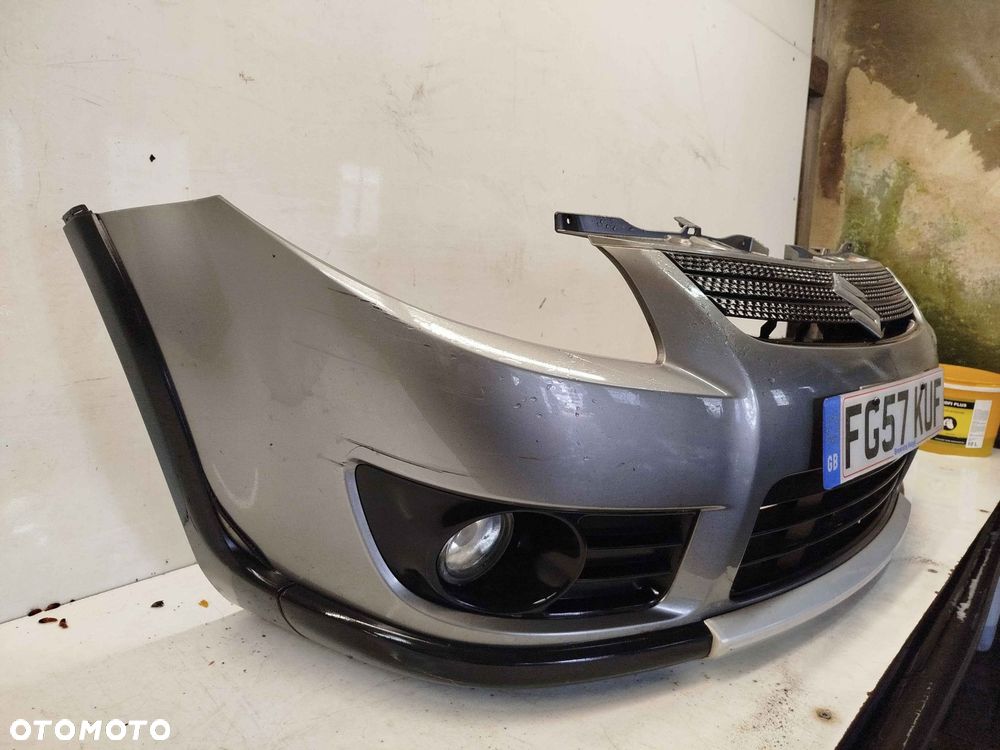 + ZDERZAK PRZÓD PRZEDNI DO SUZUKI SX4 4X4 ZCD SZARY GRAFITOWY HALOGENY - 3
