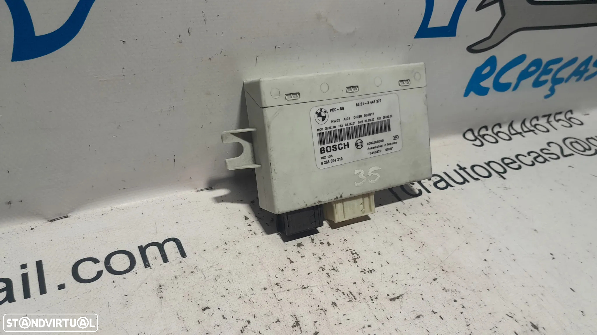 .Modulo BOSCH Unidade de Controlo Assistência de Estacionamento PDC BMW Mini 3448379 - 3