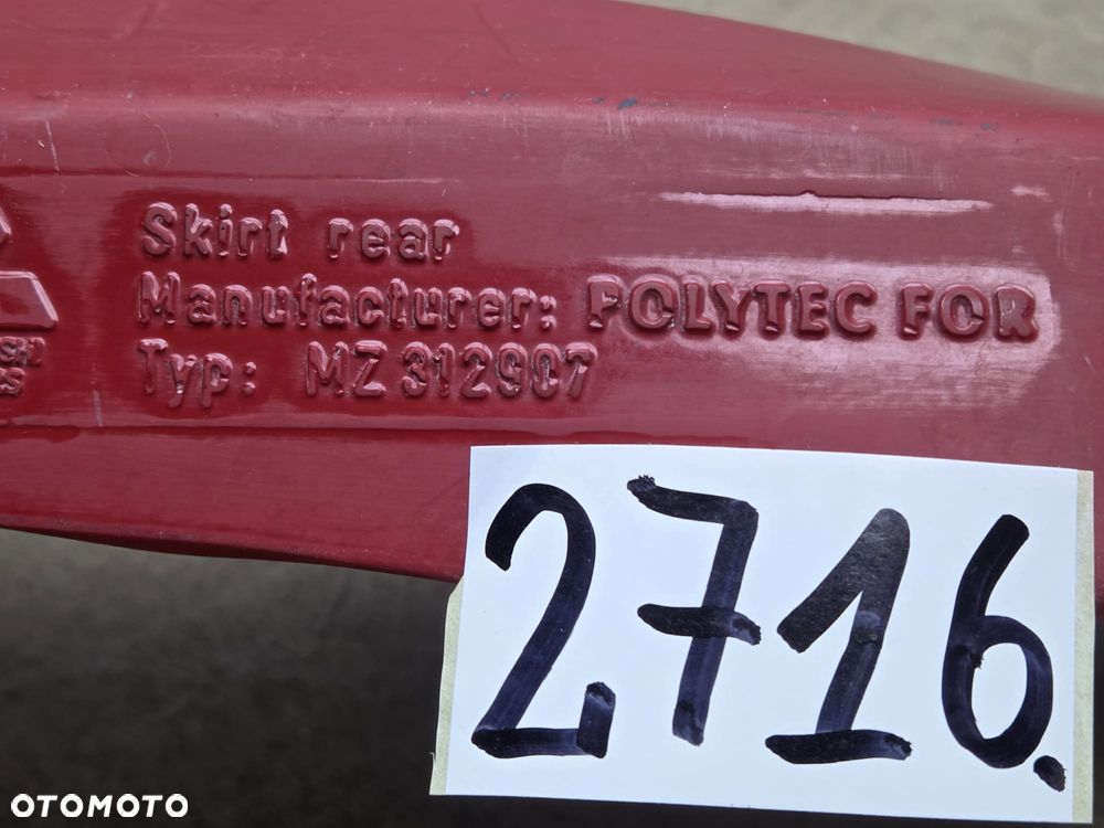 Mitsubishi colt 3 SPOILER DOKŁADKA ZDERZAKA TYŁ tylny MZ312907 - 8