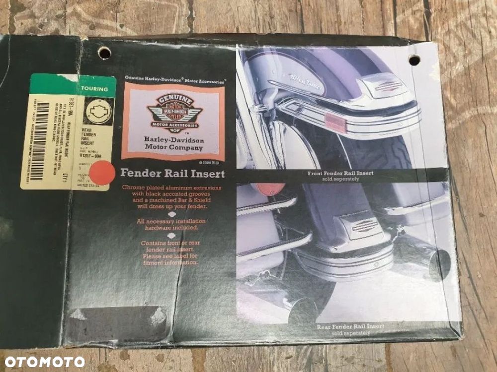 Zderzak nakładka na błotnik tył Harley Davidson Touring 91357-99A - 2