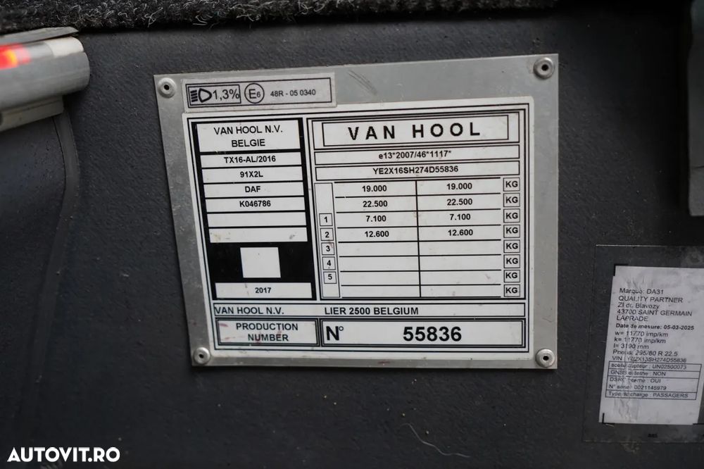 VDL VANHOOL / TX16 ALICRON / EURO 6 / IMPORTAT / - 36