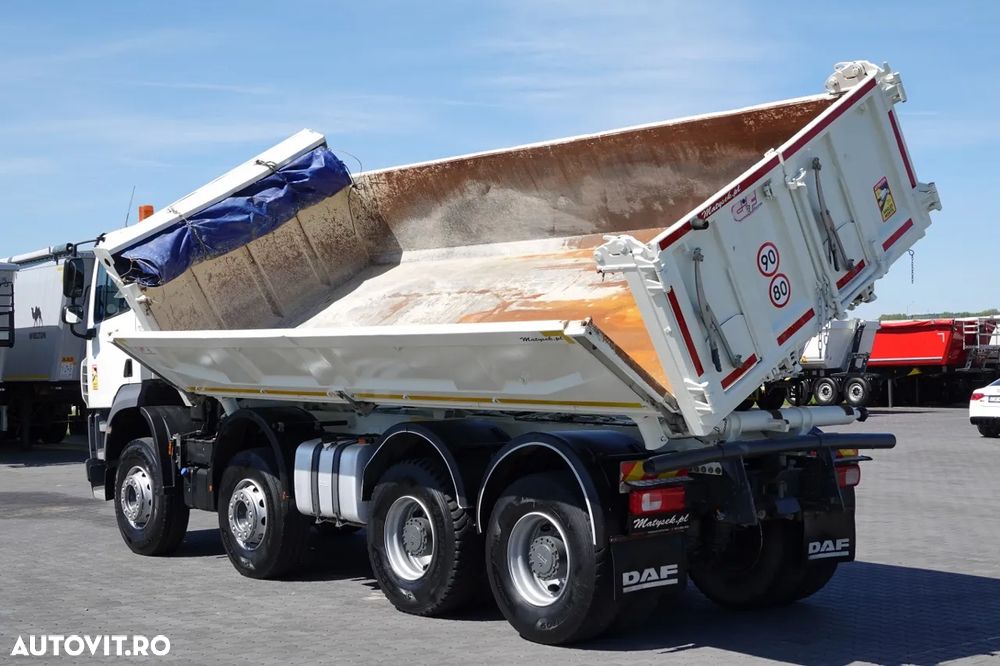 DAF CF 460 / 8x4 / BASCULATOR / HYDROBRADNA / BORDMATIC / IMPORTAT - 6