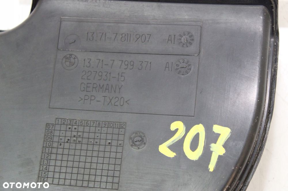7811907 Rura powietrza osłona kierownica 118d n47 BMW 1 Cabrio E88 - 6