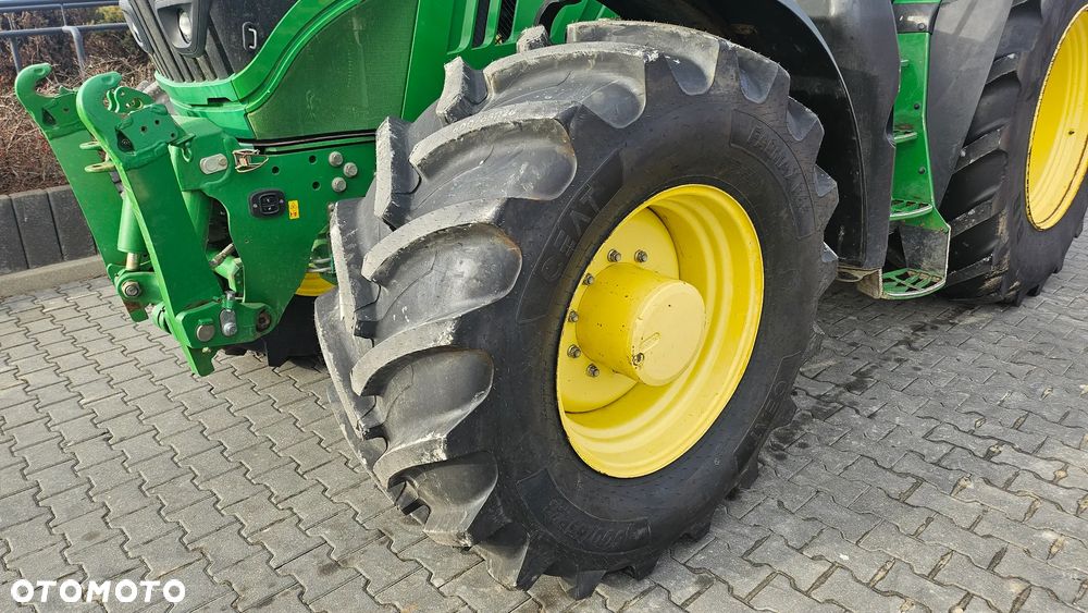 John Deere JD 6215R, 50 km/h, pneumatyka, przedni TUZ, bogata wersja, autentyczny przebieg! - 7