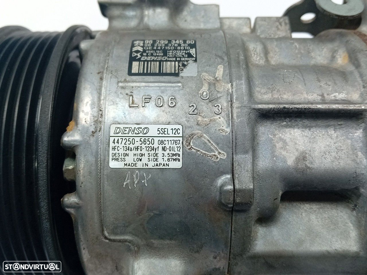 Compressor AC DS DS7 Crossback (J_) - 6