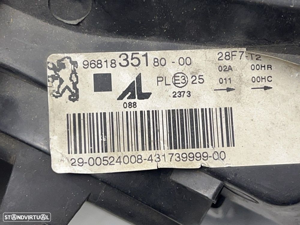 Farol Frente Esq PEUGEOT 307 REF. 9681835180 - 4