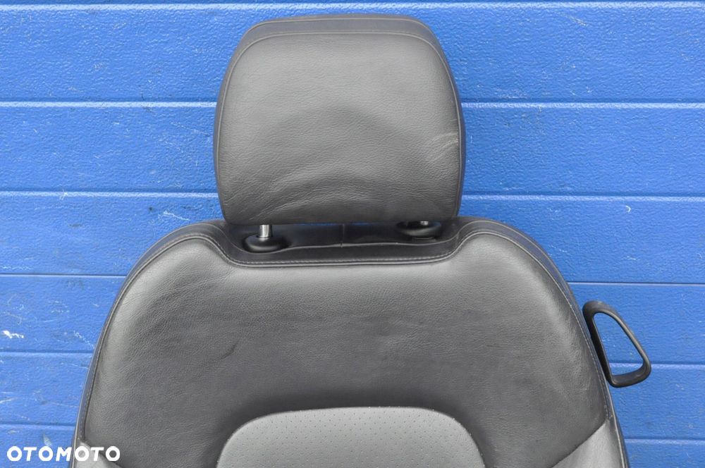 PEUGEOT 407 COUPE FOTEL LEWY PRZÓD SKÓRA PODGRZEWANY EUROPA - 9